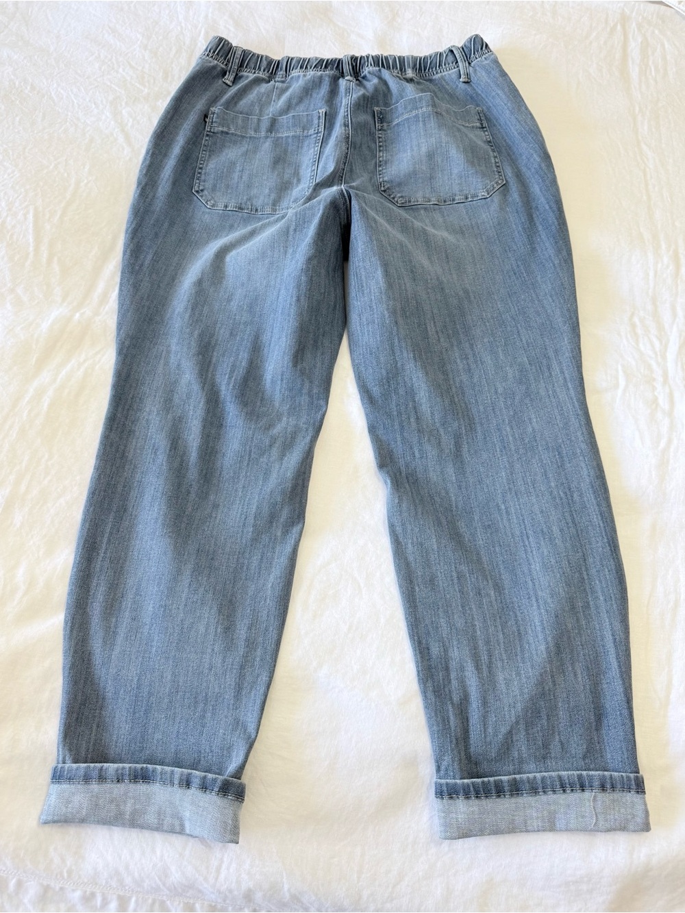 Judy Blue | Women’s 16 W | Joggers Blue High Waist Cuffed Jeans | JB88496 - Picture 2 of 8